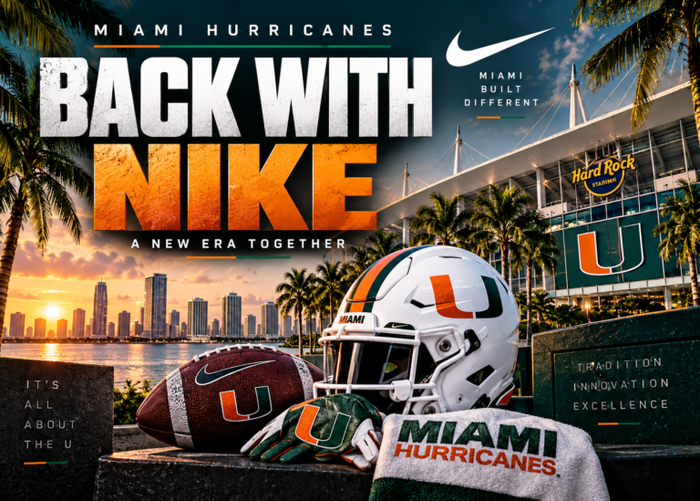 Welcome Back, Old Friend: Canes Sign Historic Nike Deal